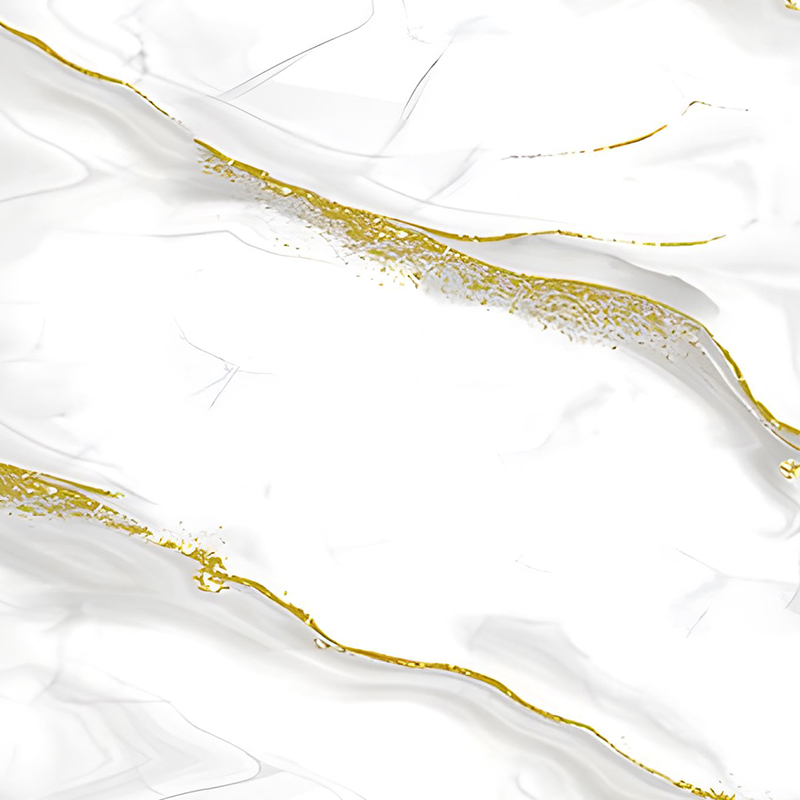 Golden Wave Cloud Pattern Zidna PET folija za spavaću sobu