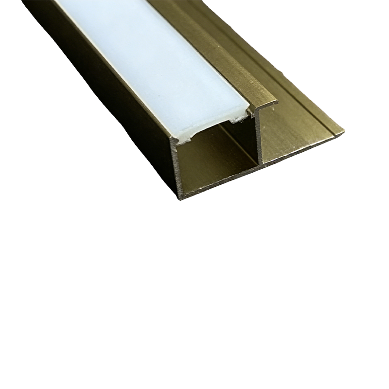X8 Bešavne LED aluminijske linije za ugradnju u ravninu za modernu unutarnju stolariju